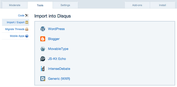 Import Existing Wordpress Comments Into Disqus