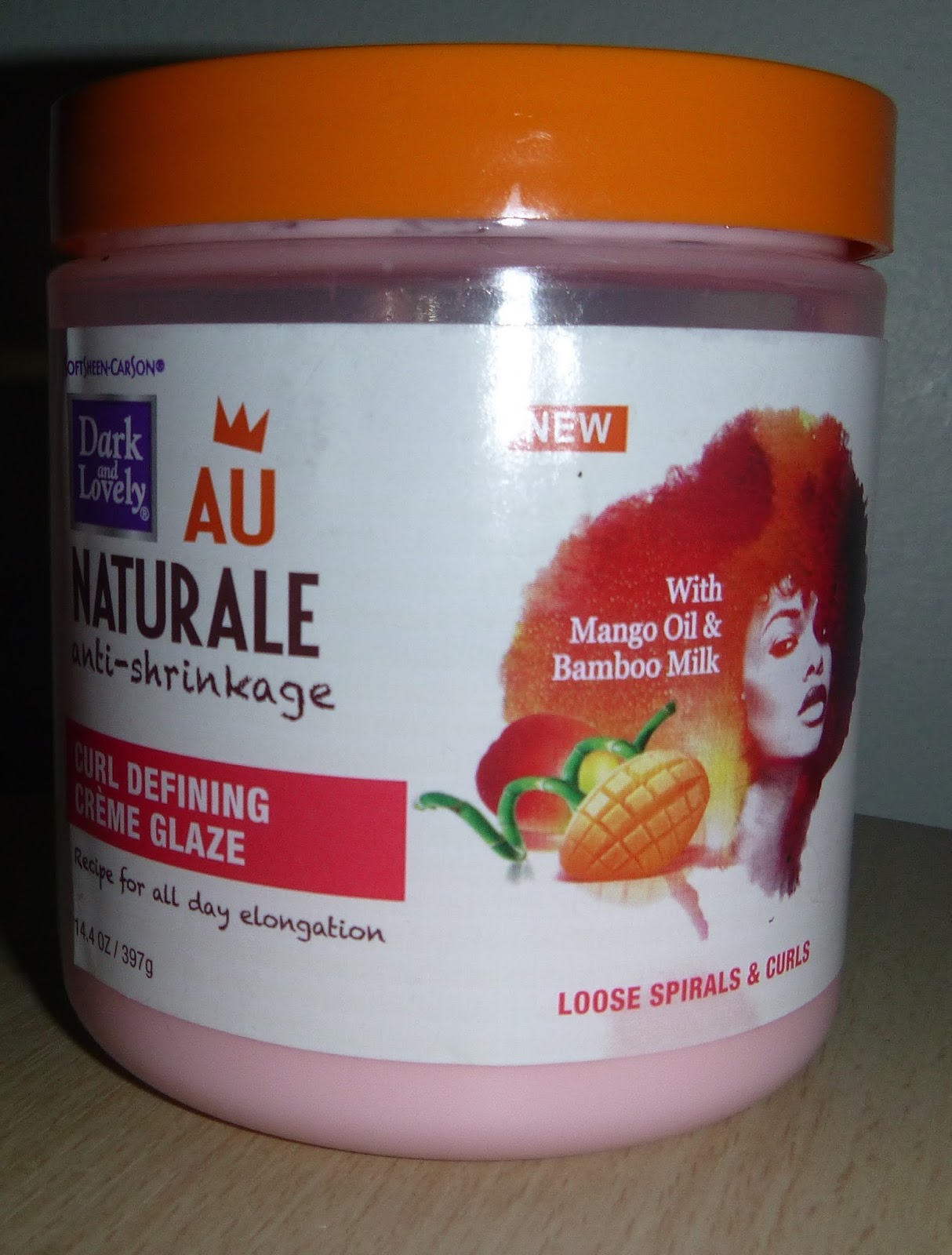 Product Review Au Naturale Curl Defining Creme Glaze