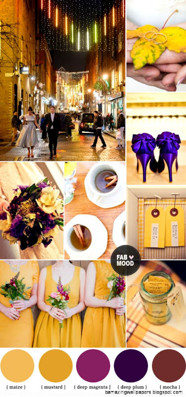 Autumn Wedding Colors purple Autumn wedding color palette Autumn Wedding Colors purple Autumn wedding color palette