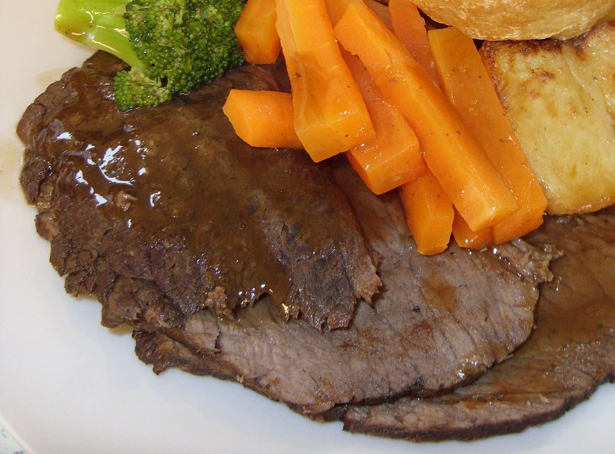 Jenny Eatwell's Rhubarb & Ginger Slow Cooker Braised Silverside of Beef