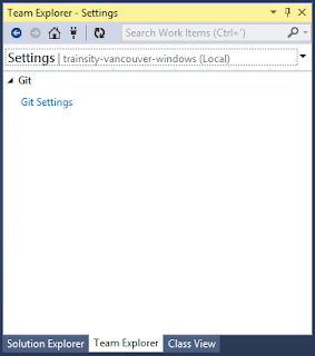 git cloning visual studio using repository address user type email name