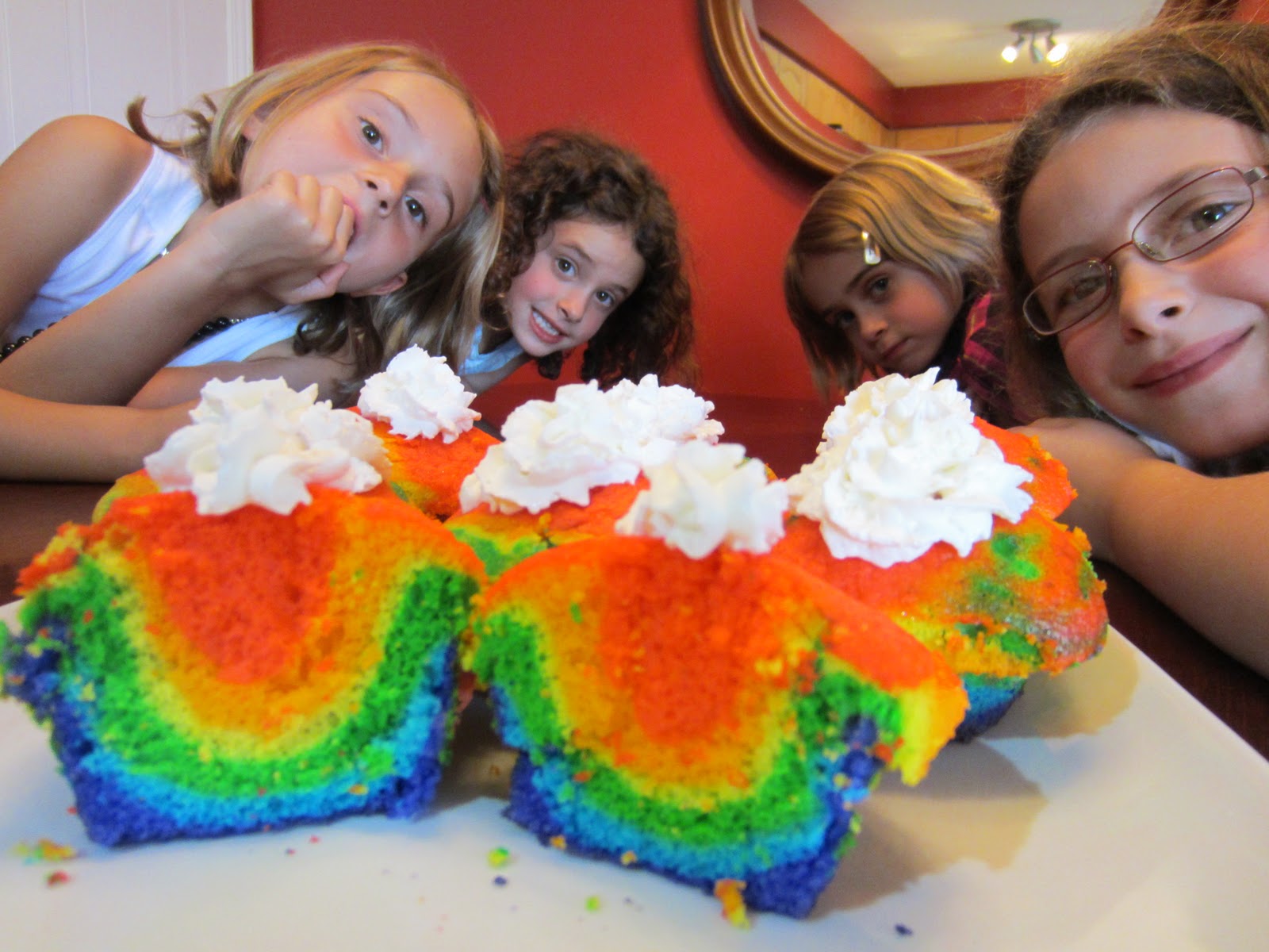 Stuff We Ate How To Bake Rainbow Cupcakes