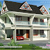 223 square meter modern sloping roof home