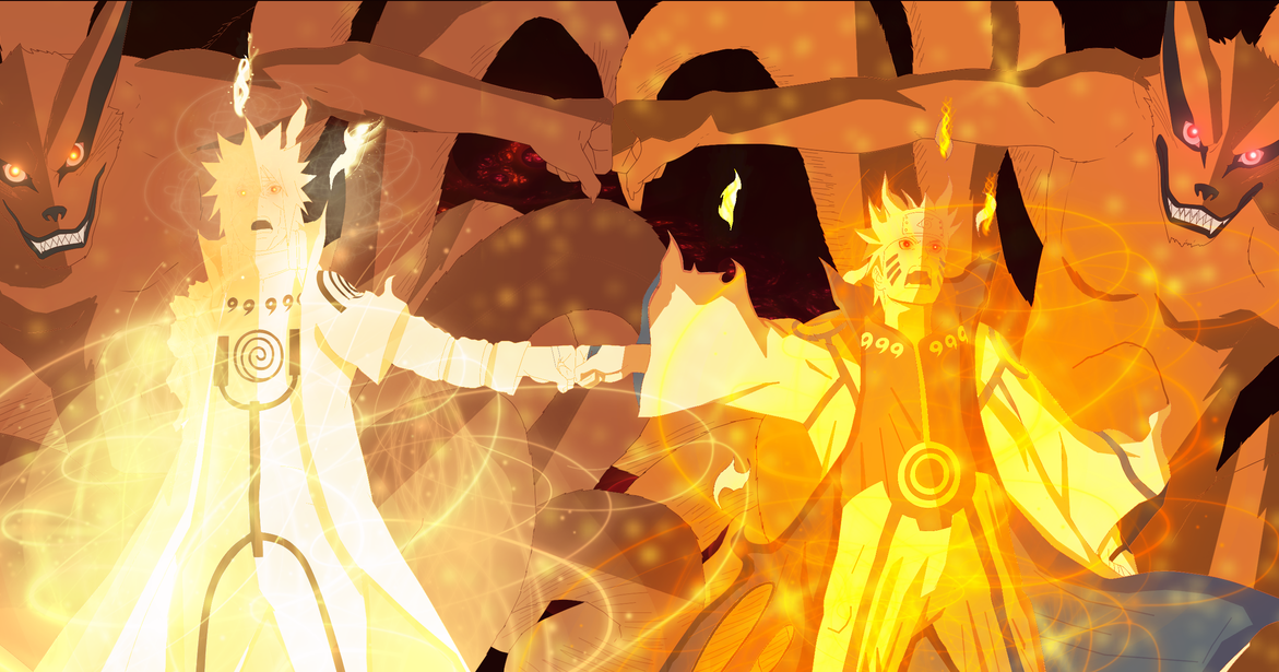 Photo anime Minato, Naruto, Kurama