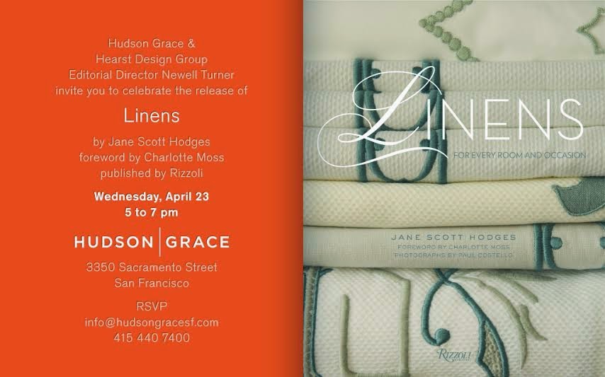 "Linens Book Signing at Hudson Grace