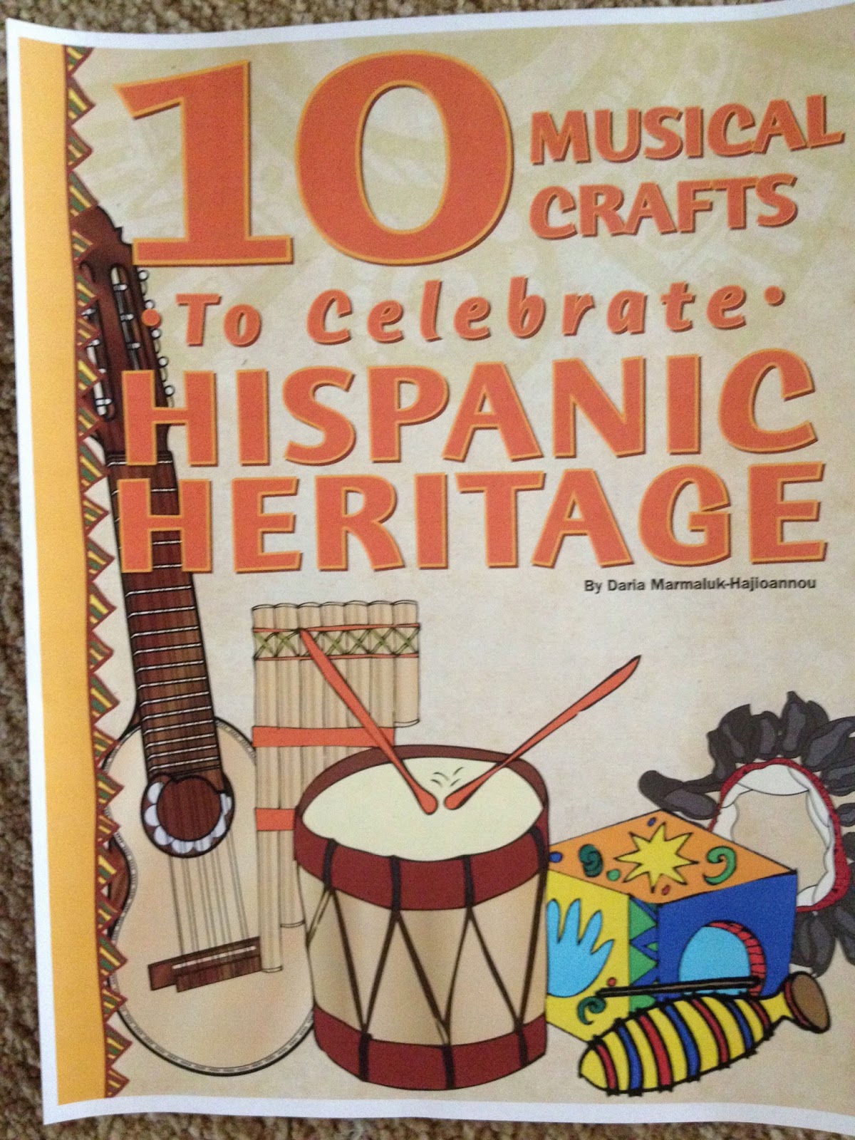 Crafty Moms Share: Hispanic Heritage Month Celebrating with Music