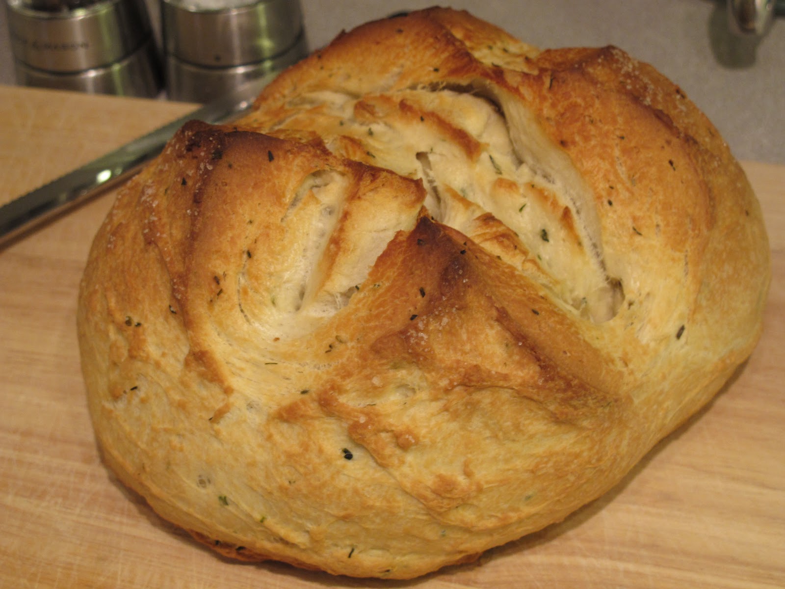 Magnolia Cooks Tomato Salad on Herbed Dutch Oven Bread