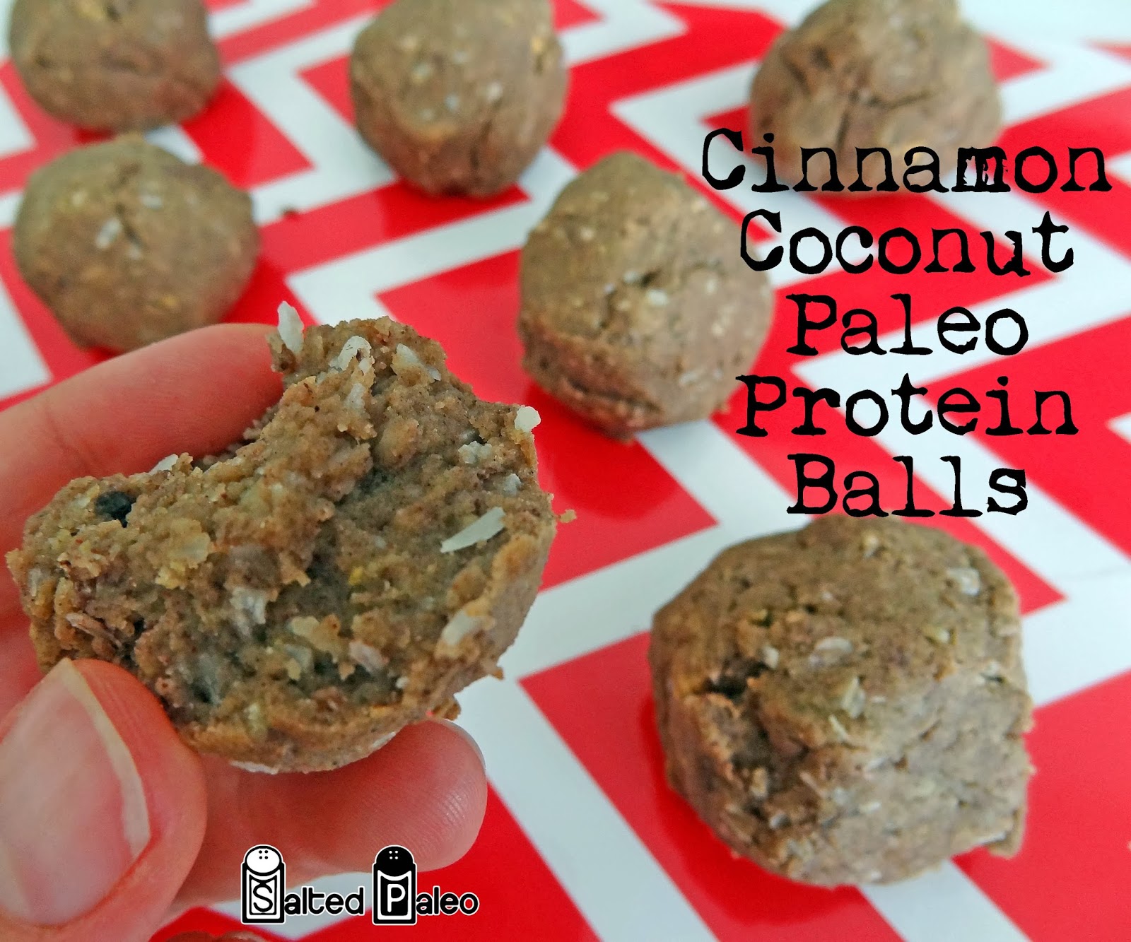 Salted Paleo Cinnamon Coconut Paleo Protein Balls