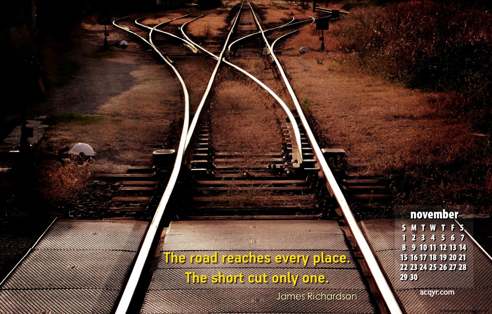 November Desktop Calendar November Desktop Calendar