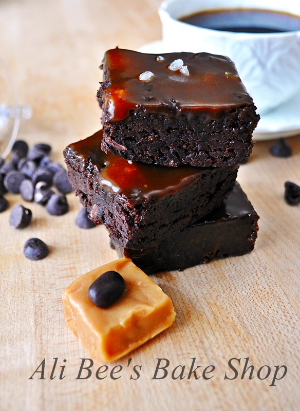 Ali Bee's Bake Shop Caramel Macchiato Brownies