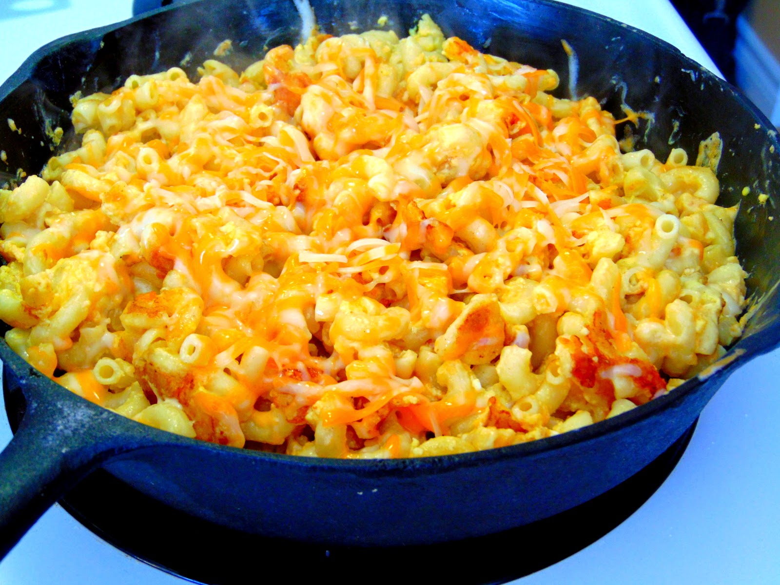 Frying Pan Macaroni and Cheese