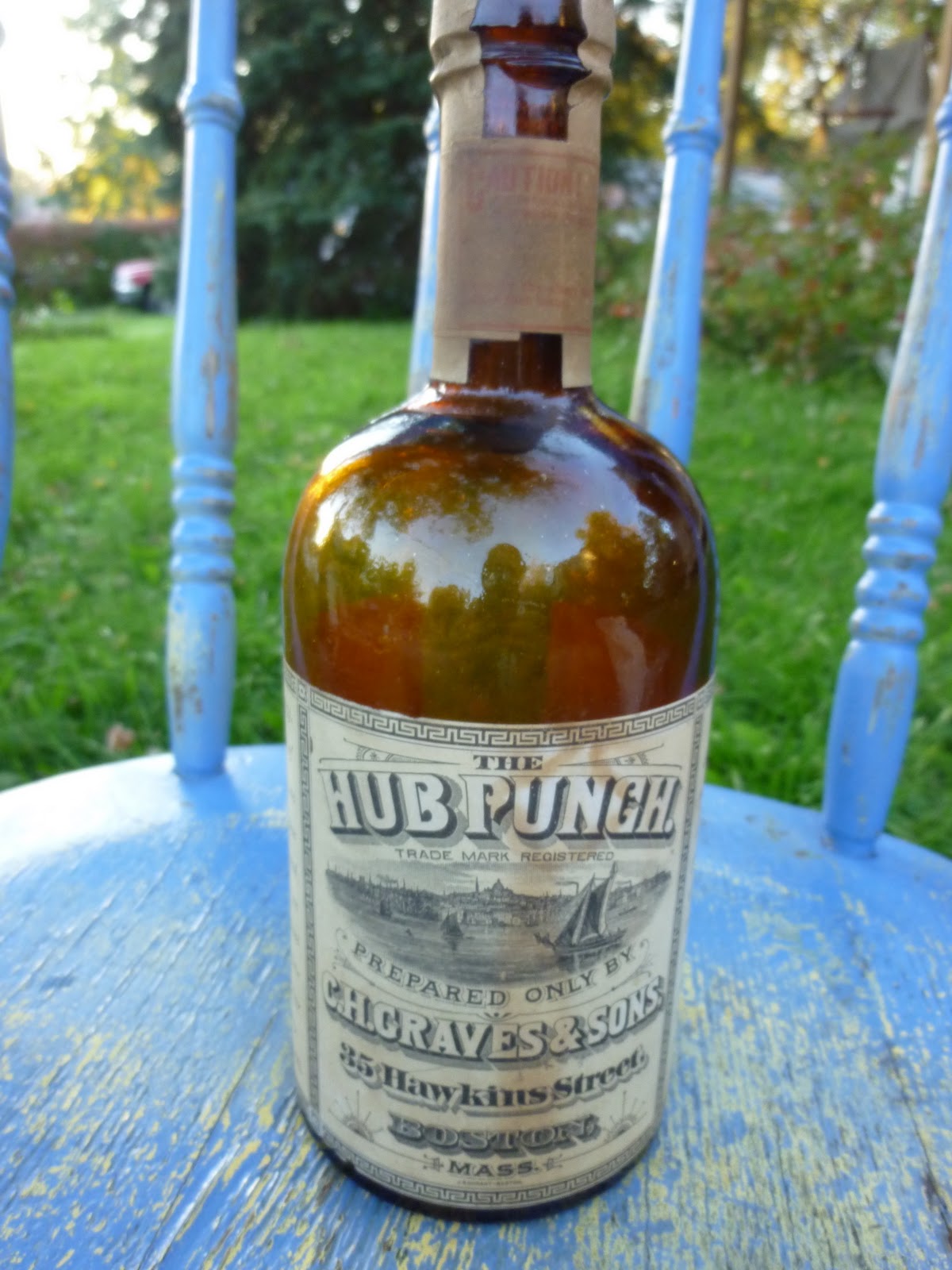 Wunderful Things Rare Hub Punch PreProhibition Liquor Bottle