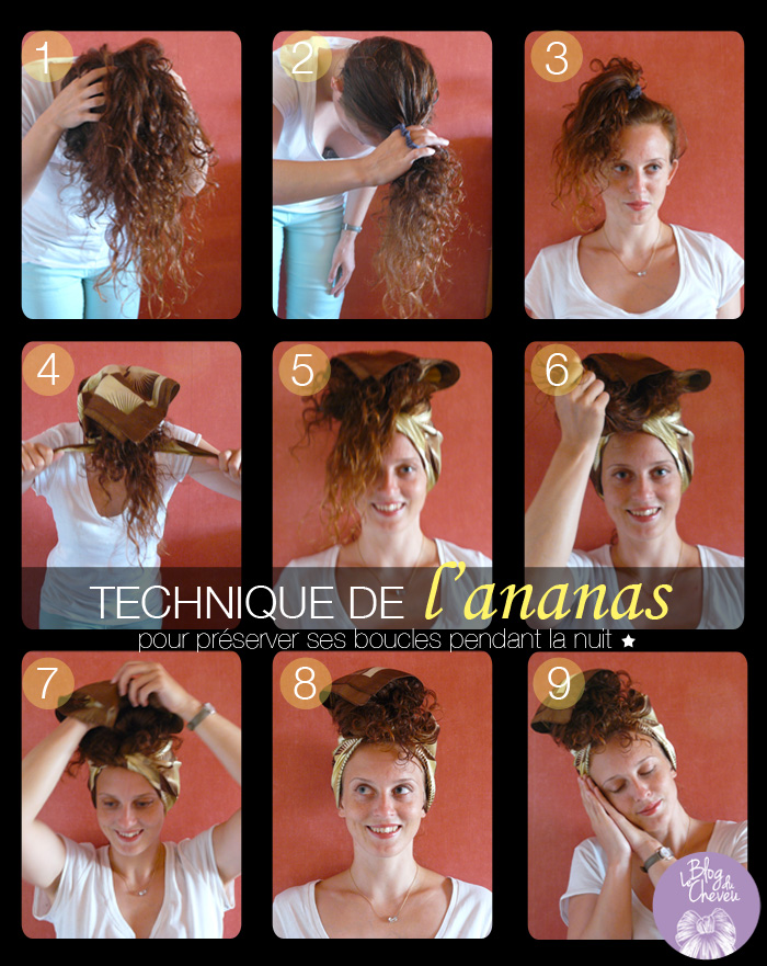 Les masques pour les cheveux du bobo sur la tête