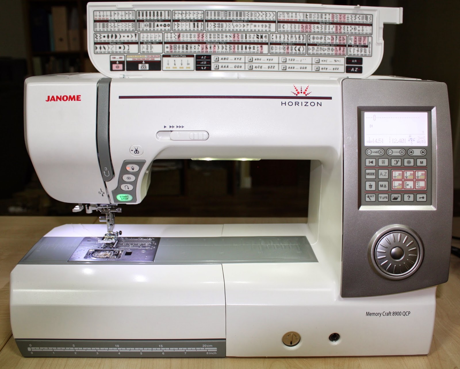 Cheryann Collections My newest addition a Janome Horizon 8900 QCP