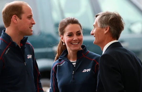 Catherine, Duchess of Cambridge and Prince William, Duke of Cambridge attend the America's Cup World Series