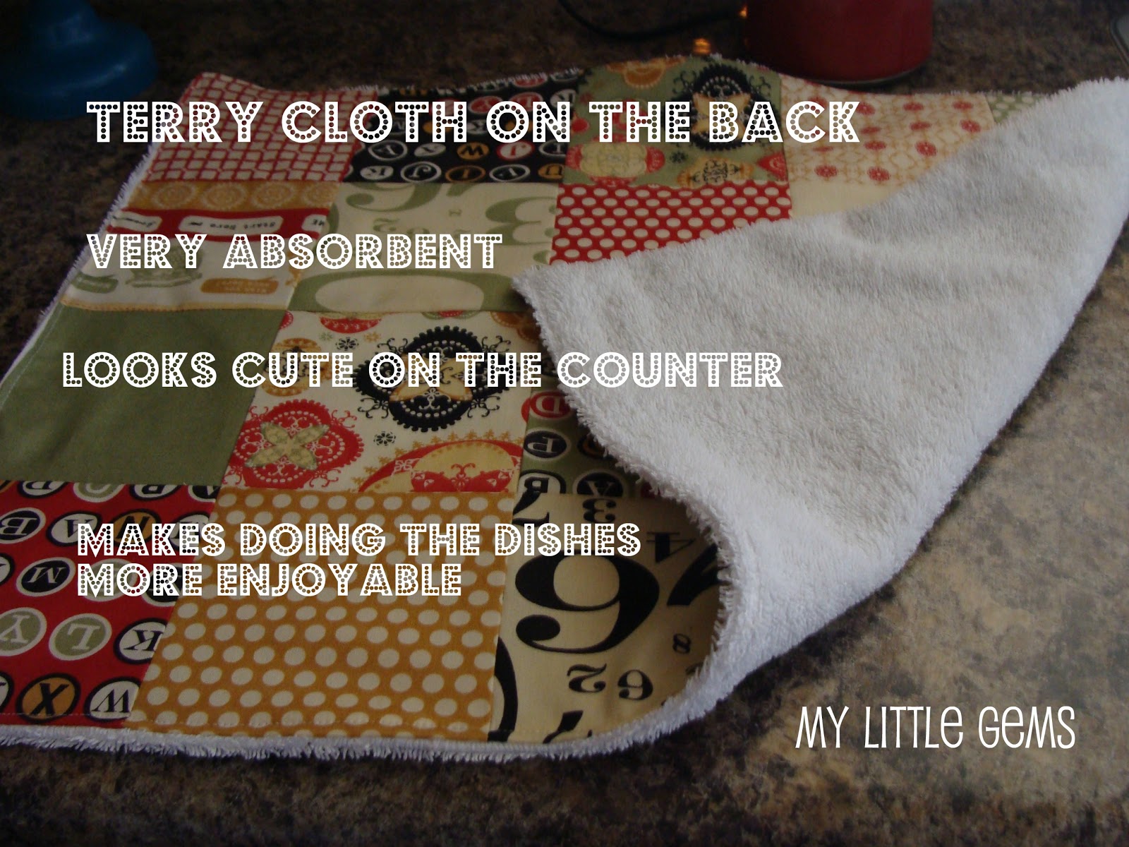 My Little Gems Sew a Towel Dry from Simple Quilts and Sewing Magazine