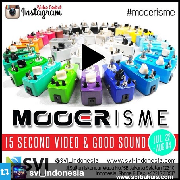 Kontes Video 15 Detik Berhadiah Mooer Pedal dan T-shirt