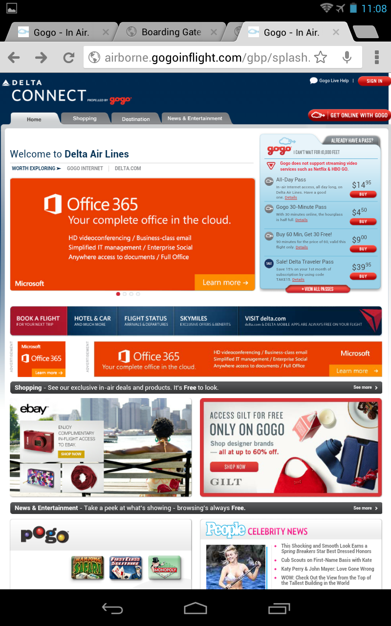 Review Gogo InFlight WiFi