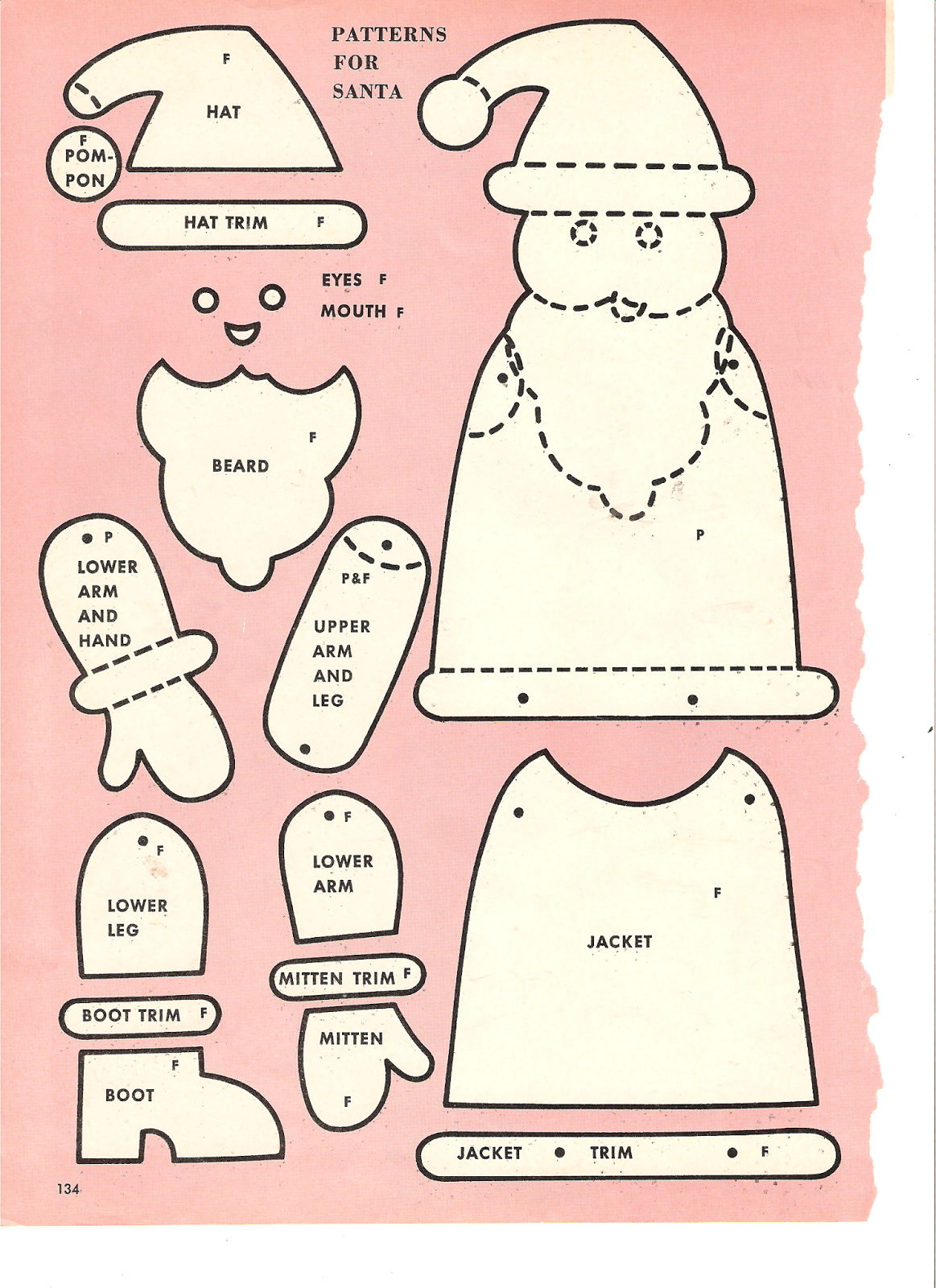 Miss Missy Paper Dolls: Jointed Santa Claus