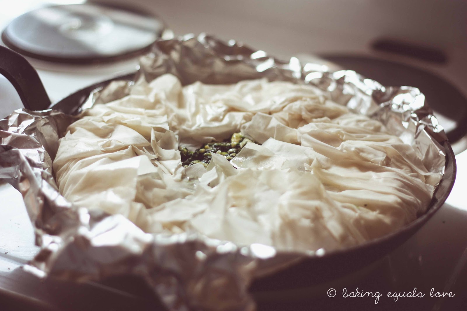 baking = love Spinach, Lemon & Feta Filo Pie and To Do Lists