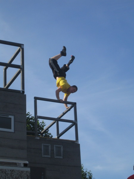 People Doing Parkour