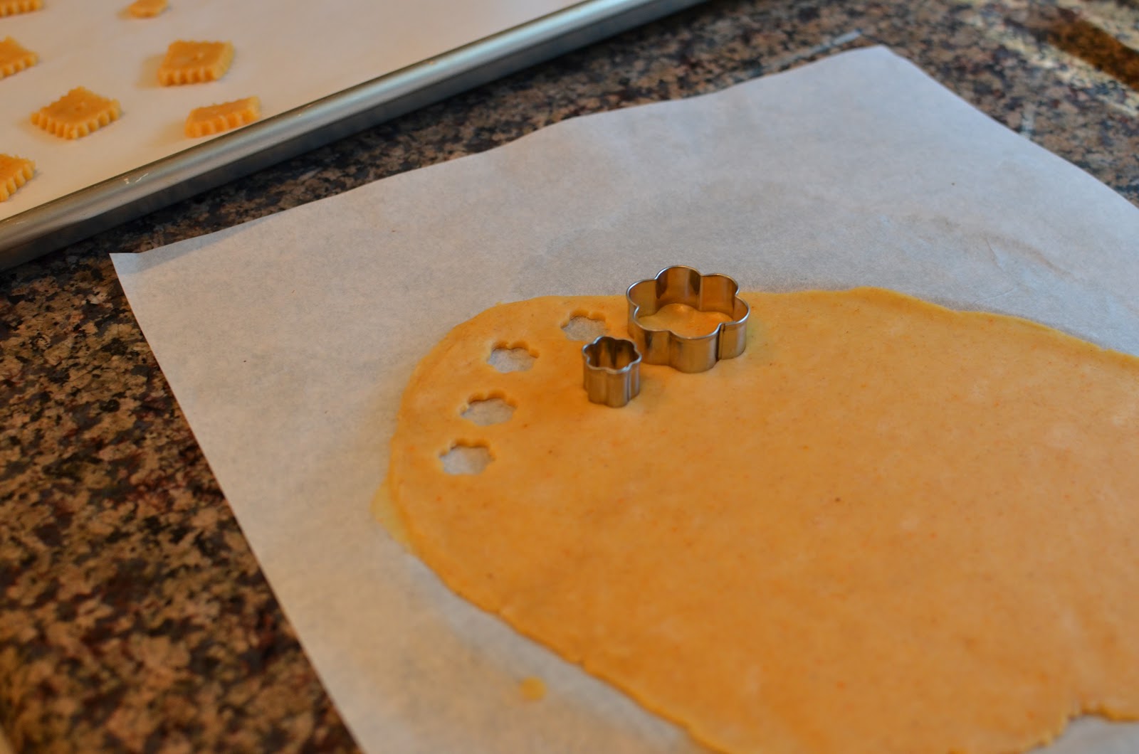 Playing with Flour Homemade cheese crackers