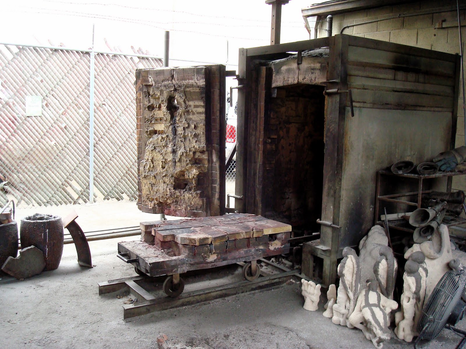 ceramic torso sculpture