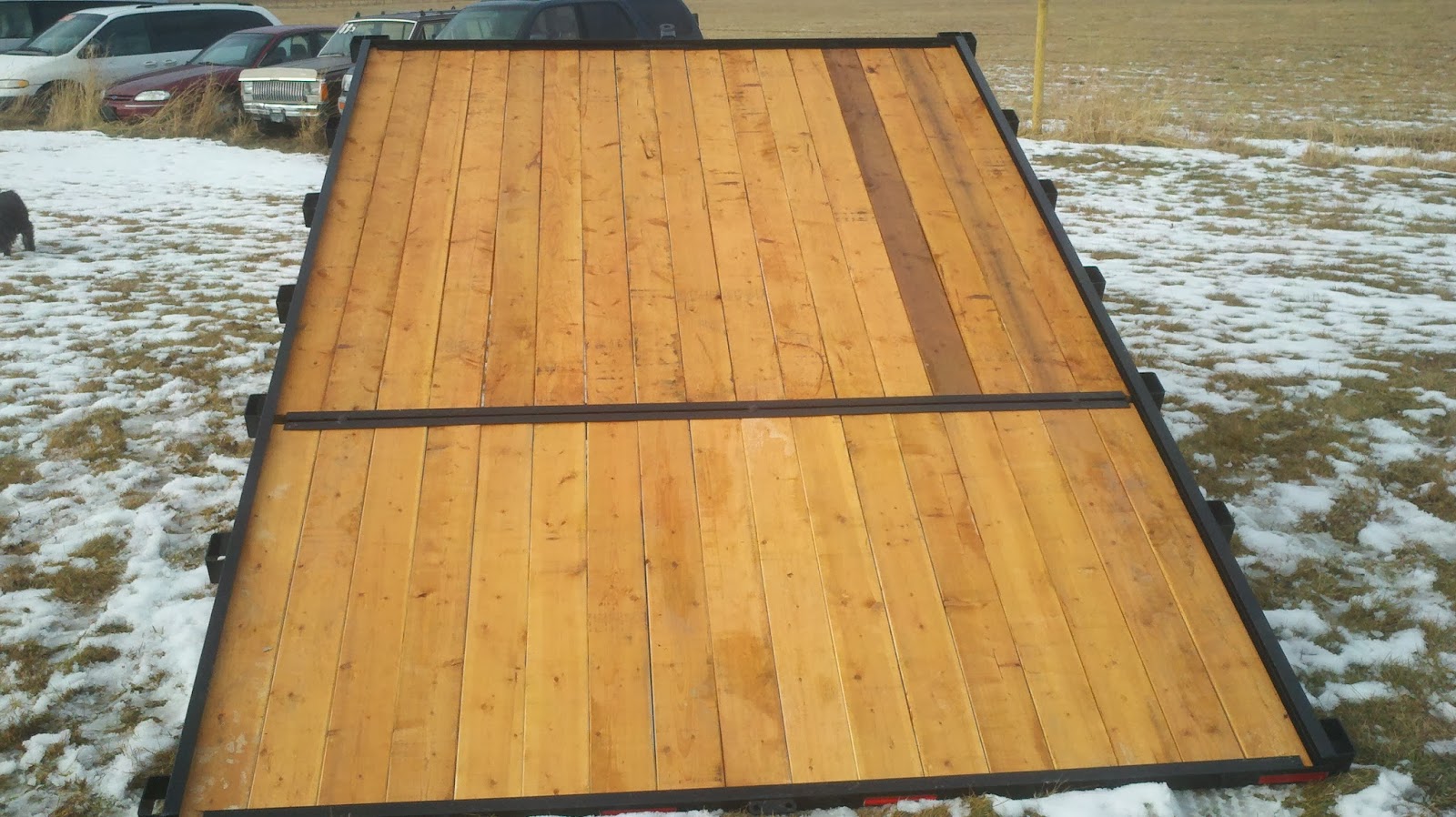 Trailers for sale Montana 8x12 snowmobile tilt trailer 15 inch tires