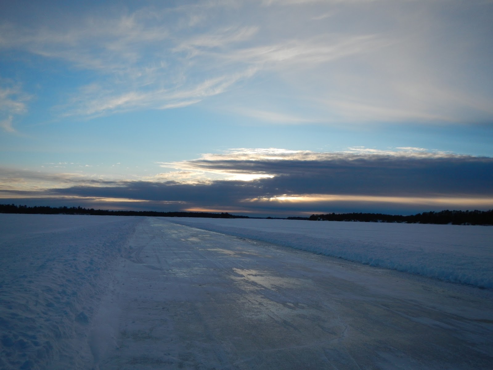 Kellisa's Path Rainy Lake Ice Road