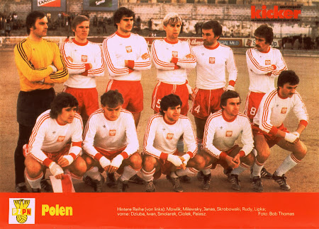 THE VINTAGE FOOTBALL CLUB POLOGNE 1980.