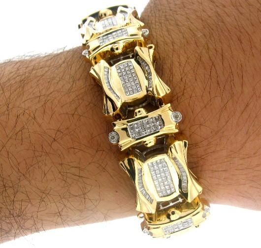 Thick Gold Bracelets