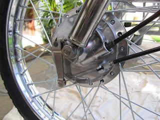 Left side front wheel Yamaha LS3