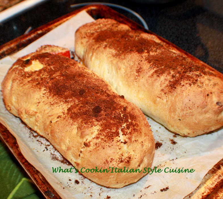Sausage Pepperoni Peppers Mushroom Calzone Recipe What's Cookin' Italian Style Cuisine