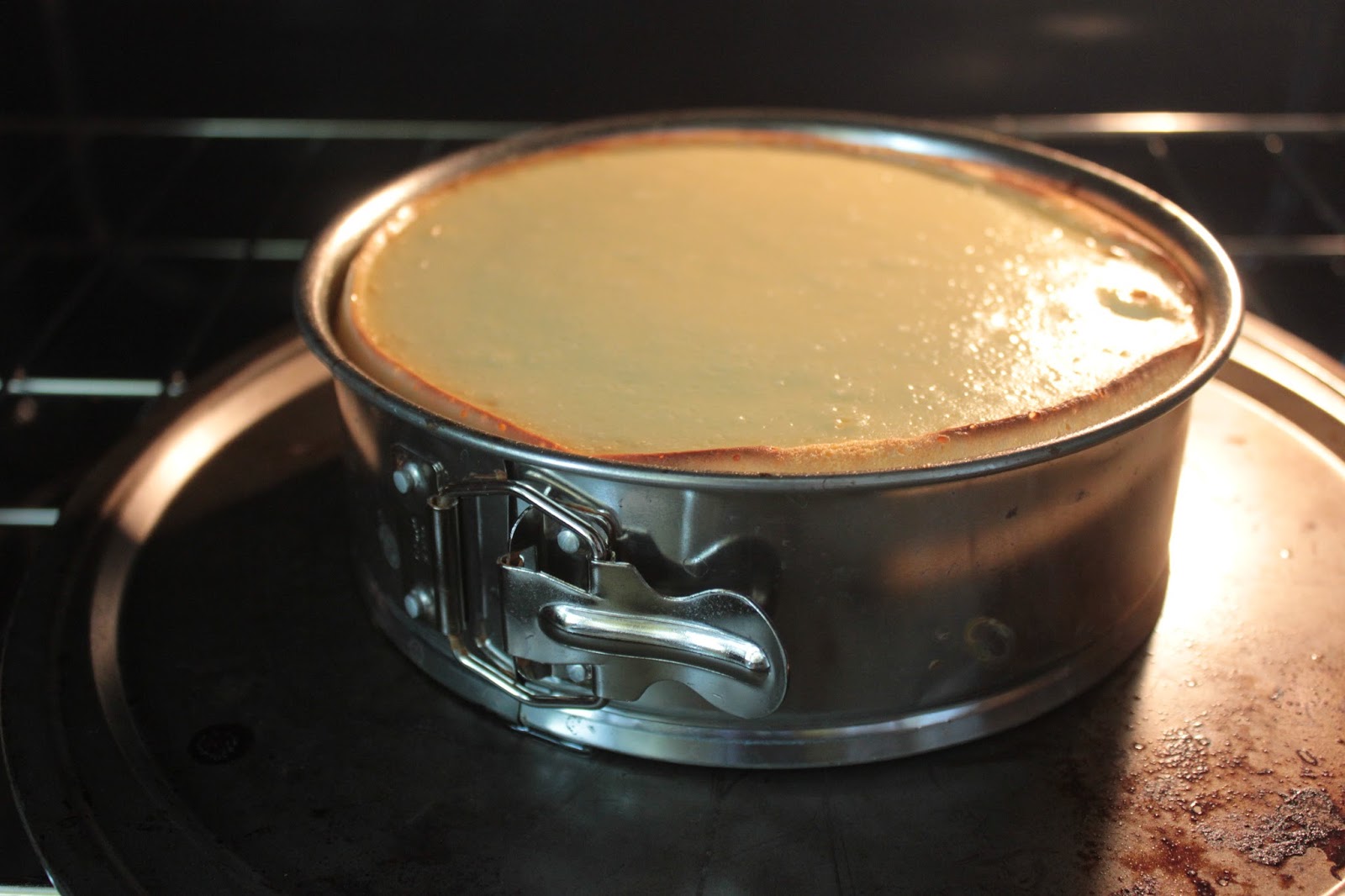 SquirrelsnSweets America's Test Kitchen's Cheesecake with Roasted Strawberry Topping