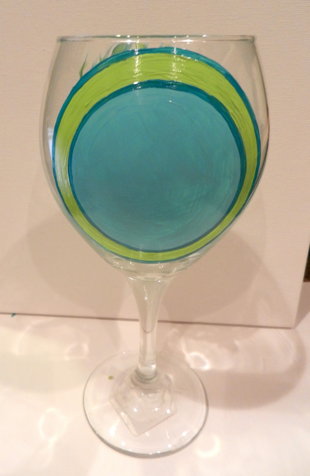 RhiCreates Painting on Wine Glasses