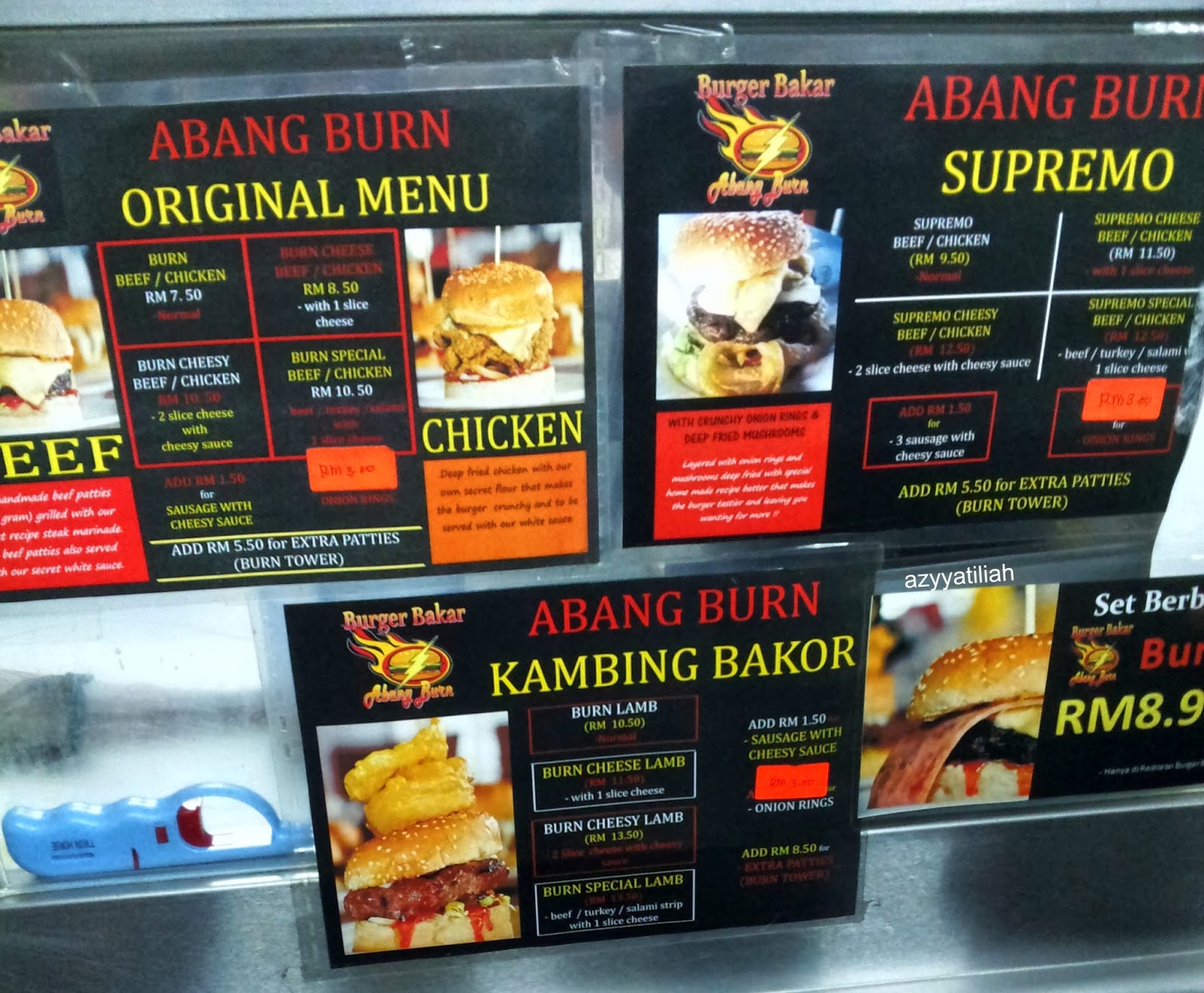 Burn alam shah bakar burger abang Minah Love: