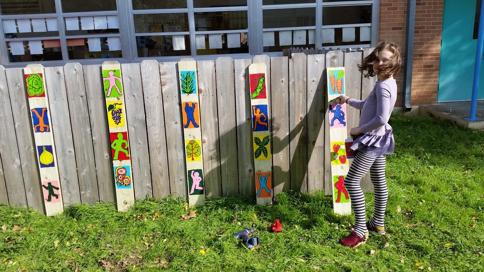 Zilker Elementary Art Class Garden Mural Finished!