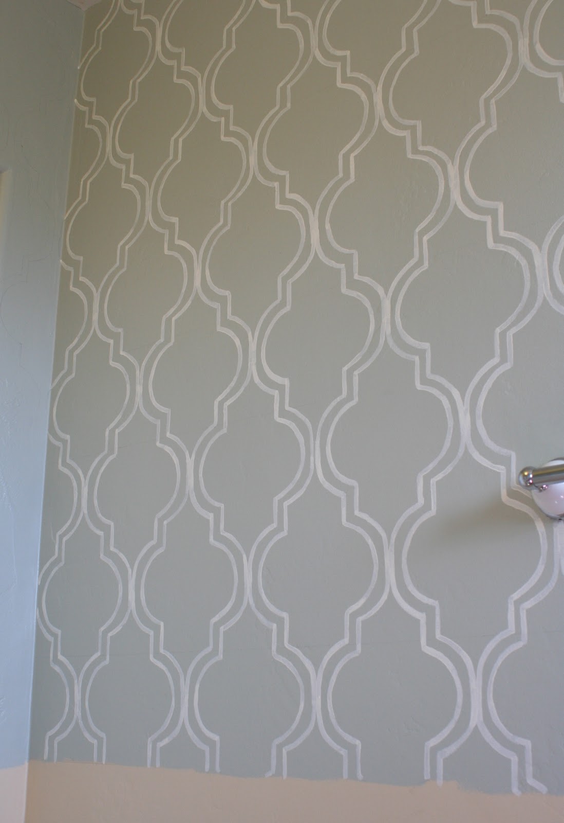 Lilliedale: Stencil the day away | Bedroom wall designs, Stencil diy