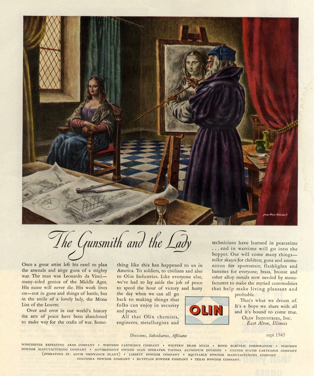 The Visual Primer of Advertising Cliches The Gunsmith and Lady, Olin meets Mona, September