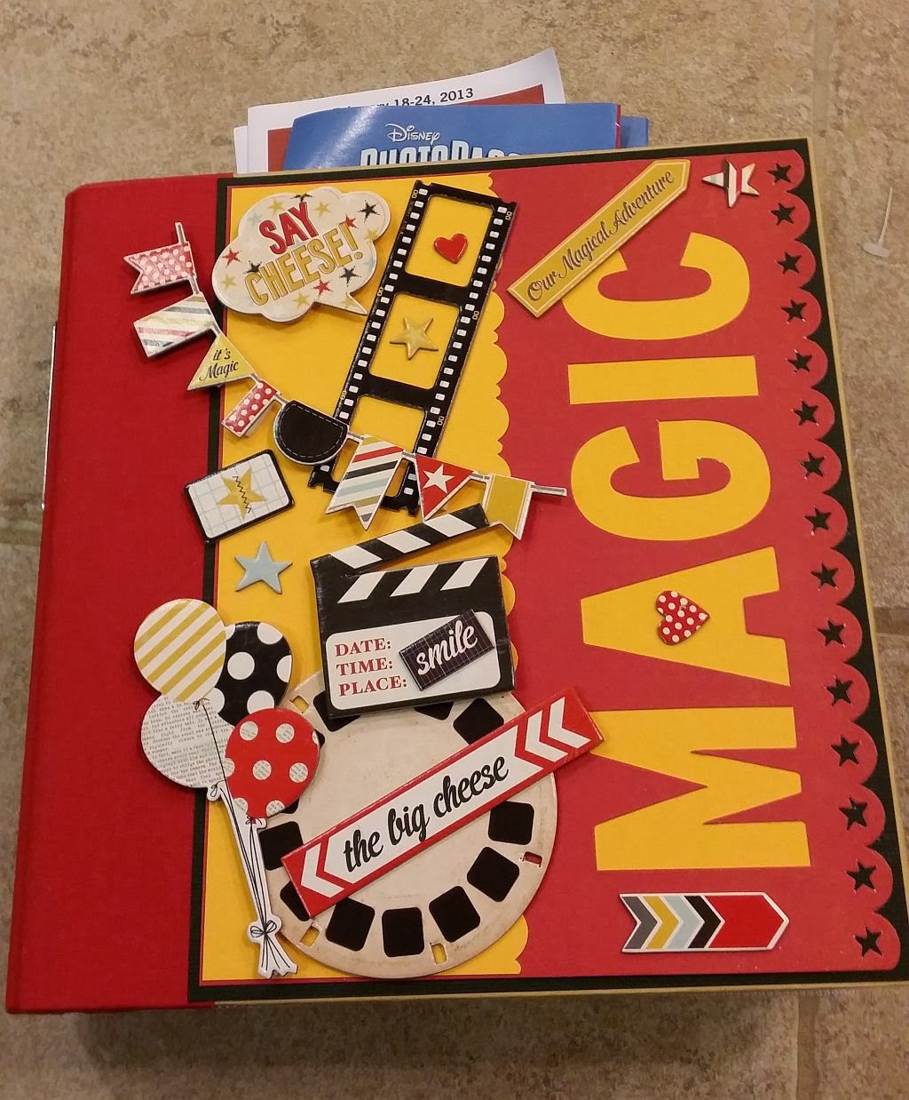 Mini Album Cookbook SNAP Album Simple Stories Say Cheese