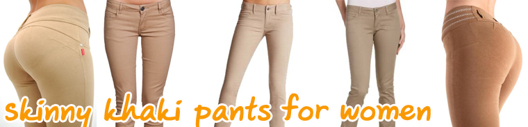 Skinny Khaki Pants For Women