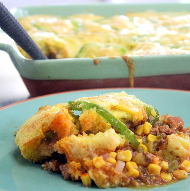 52 Ways to Cook Taco Corn Bread Casserole Church PotLuck Main Dish
