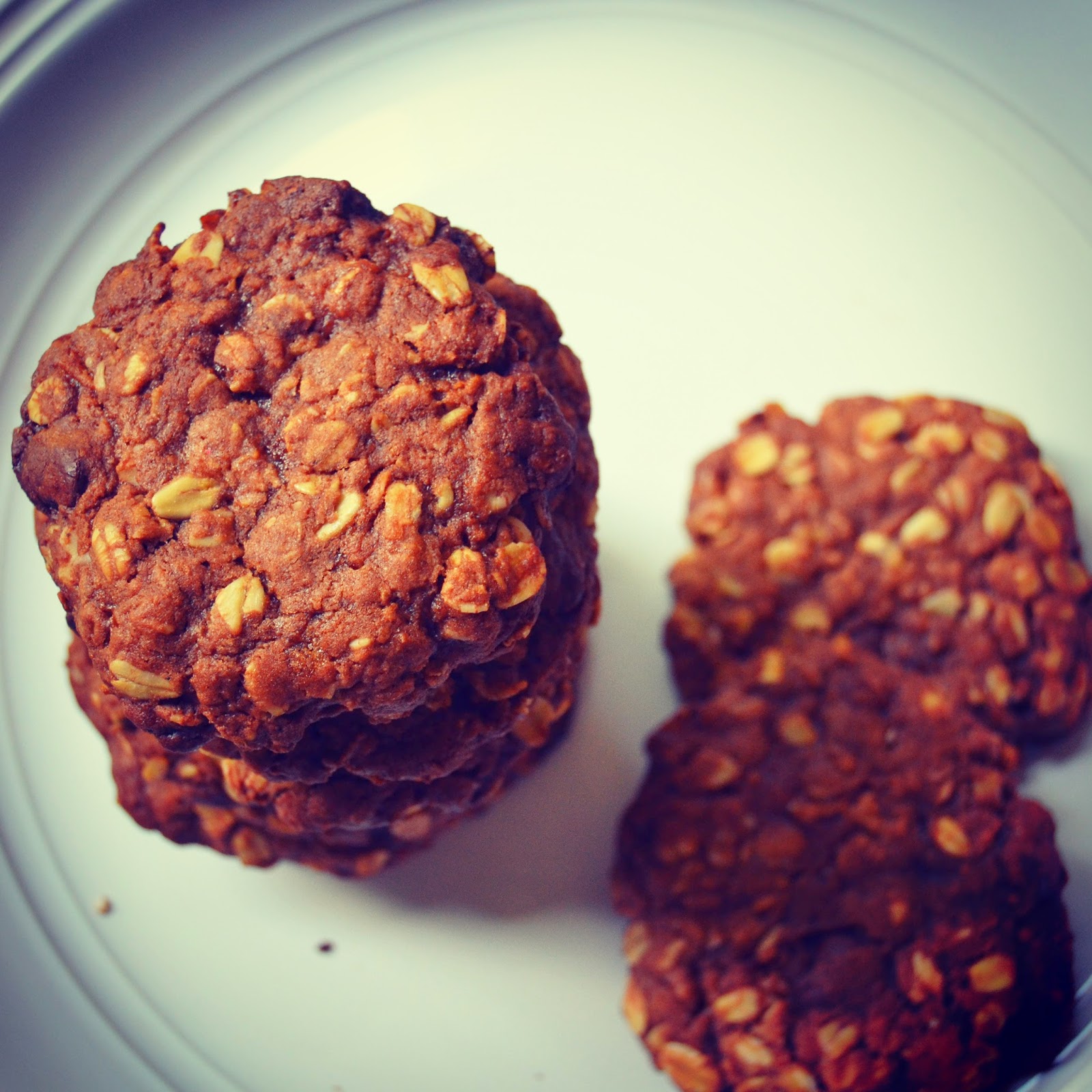 Eggless Oats & Chocolate Chip Cookies Forks N Knives