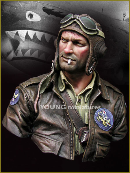 Flying Tigers Leather Patch Jacket