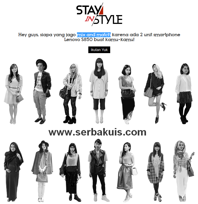 Kontes Stay In Style Berhadiah 2 Smartphone Lenovo S850