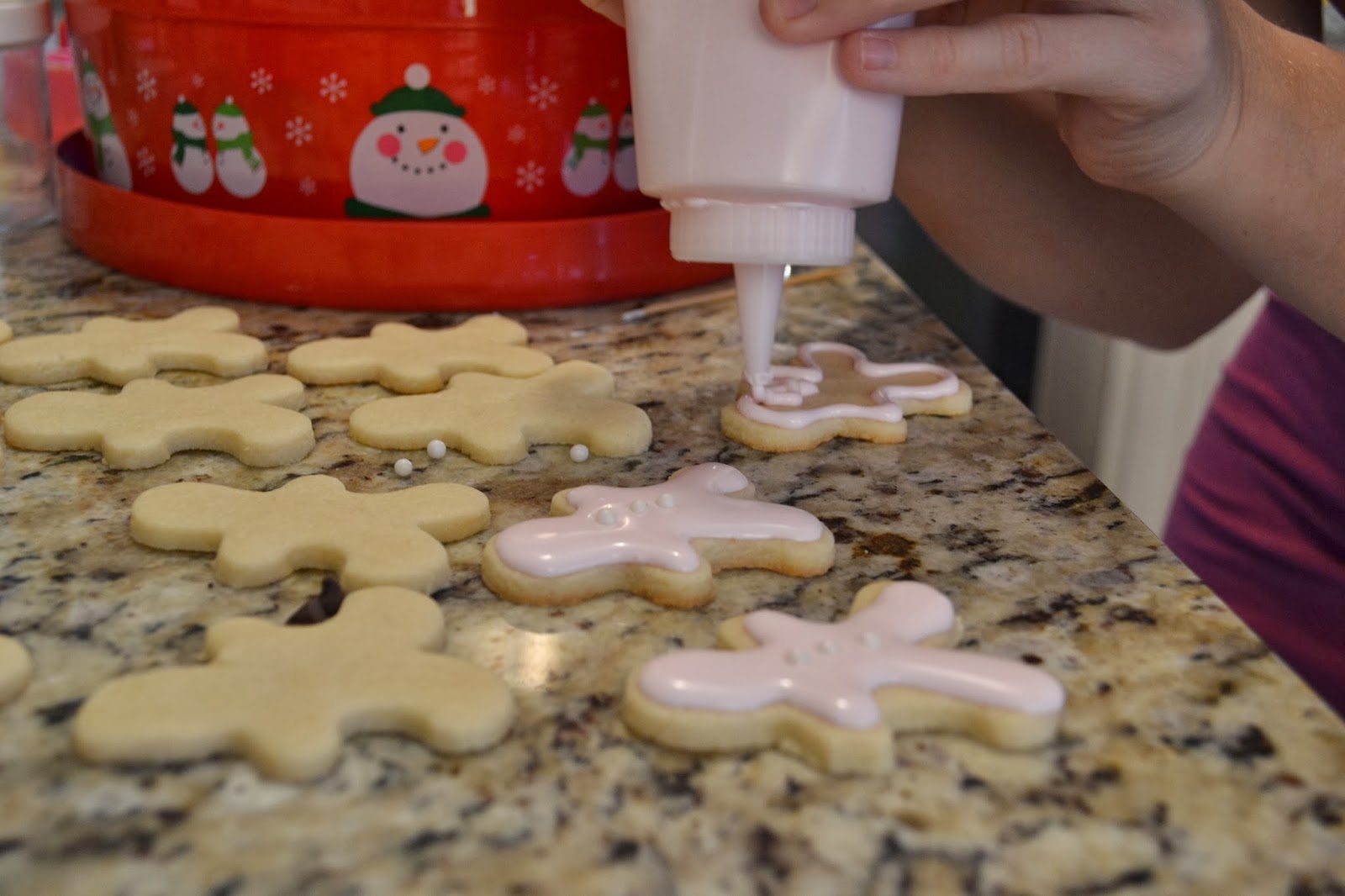 All Things Pink and Pretty Day 6 Decorating Sugar cookies & Recipe