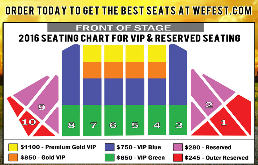 We Fest Vip Seating Chart