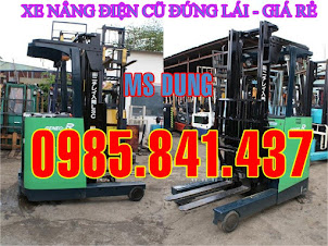 Xe nâng điện cũ đã qua sử dụng komatsu 1 tấn 3m