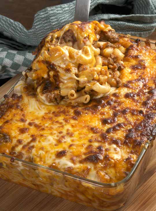 cooking of the world MACARONI AND BEEF WITH CHEESE — CHILDHOOD LOVE