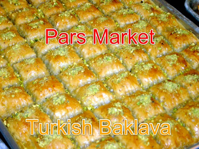 Turkish baklava Pistachio / Walnut at Pars Market Columbia Maryland 21045